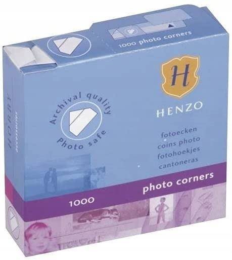 Fotorożki do zdjęć Henzo 1000 sztuk białe fotorożki HENZO