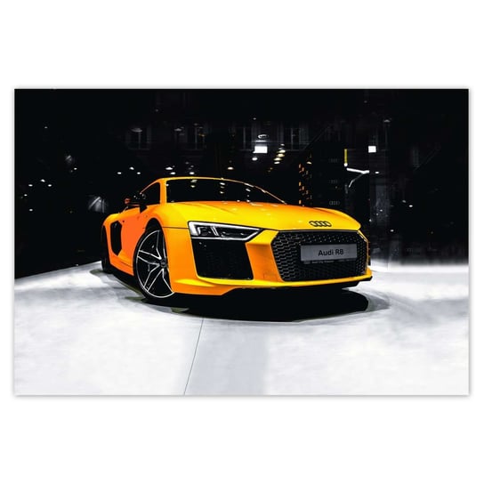 Fototapeta 200x135 Żółte Audi R8 ZeSmakiem