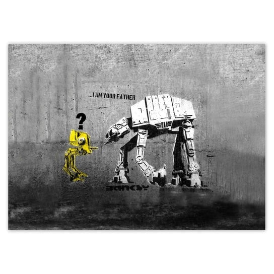 Fototapeta 254x184 Banksy I am your father ZeSmakiem