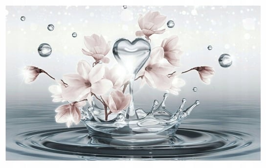 Fototapeta 3D Magnolia Kwiaty Tapeta Do Sypialni Salonu Na Ścianę Flizelina 254x184 Consalnet