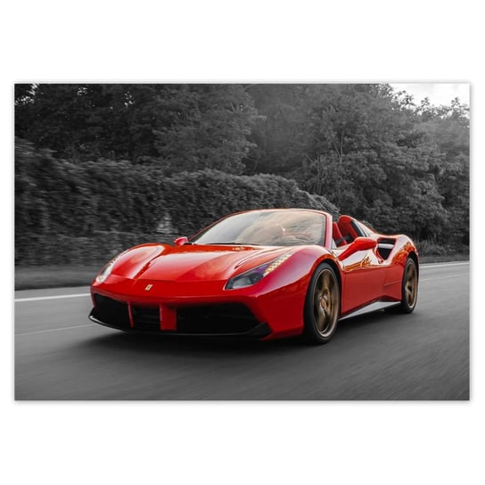 Fototapeta 416x290 Czerwone Ferrari ZeSmakiem