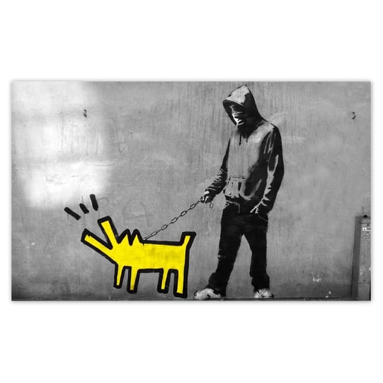 Fototapeta 520x318 Żółty piesek Banksy ZeSmakiem