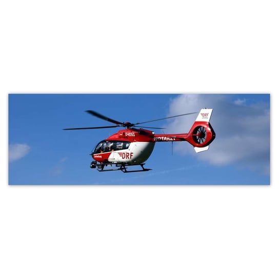 Fototapeta 624x219 Czerwono-biały Helikopter ZeSmakiem