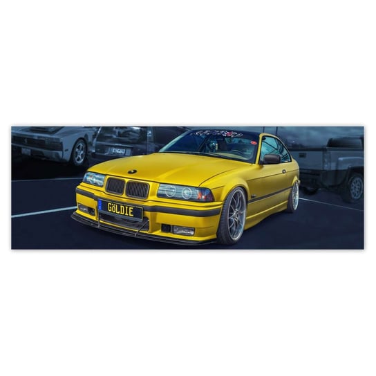 Fototapeta 624x219 Złoty Samochód BMW Auto ZeSmakiem