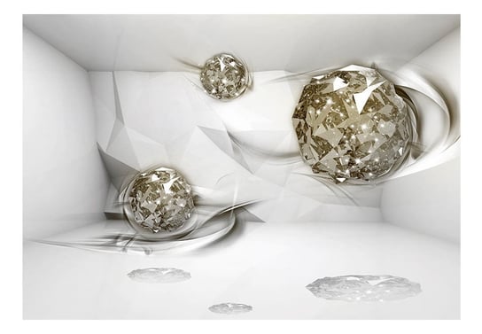 Fototapeta, Abstrakcyjne diamenty, 200x140 cm DecoNest