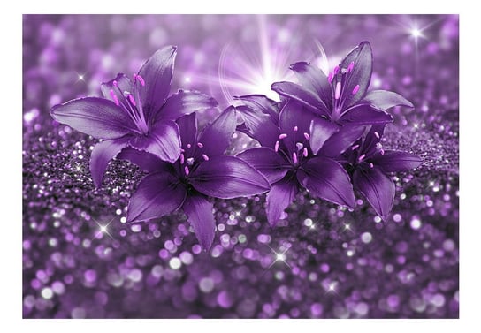 Fototapeta, Arcydzieło fioletu, 200x140 cm DecoNest
