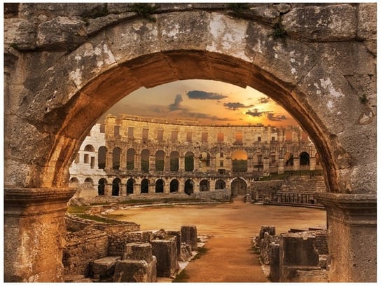 Fototapeta Arena Pula w Chorwacji, 2 elementy, 200x150 cm Oobrazy