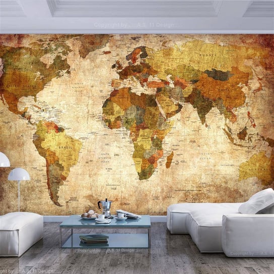 Fototapeta ARTGEIST Stara mapa świata, 100x70 cm, 1-częściowa ARTGEIST