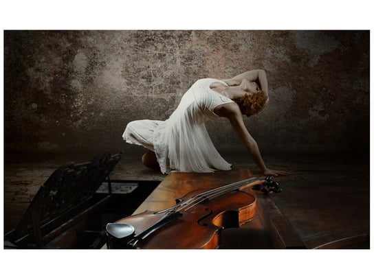 Fototapeta, Balerina w tańcu, 8 elementów, 412x248 cm Oobrazy