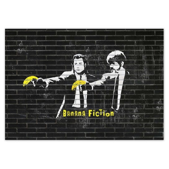 Fototapeta Banksy Banana Fiction, 312x219cm ZeSmakiem