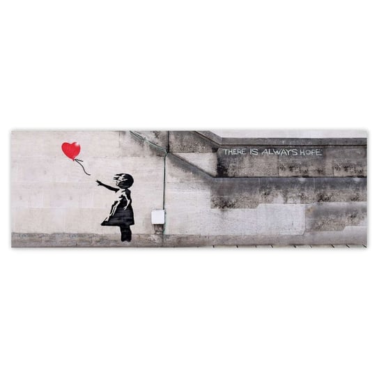 Fototapeta Banksy Dziewczyna Balonik, 200x66cm ZeSmakiem