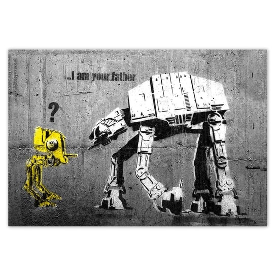 Fototapeta Banksy I am your father, 152x104cm ZeSmakiem