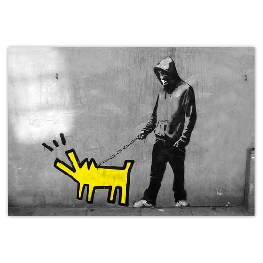 Fototapeta Banksy Piesek, 152x104cm ZeSmakiem