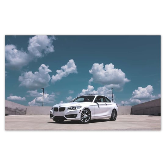 Fototapeta Białe BMW, 520x318cm ZeSmakiem