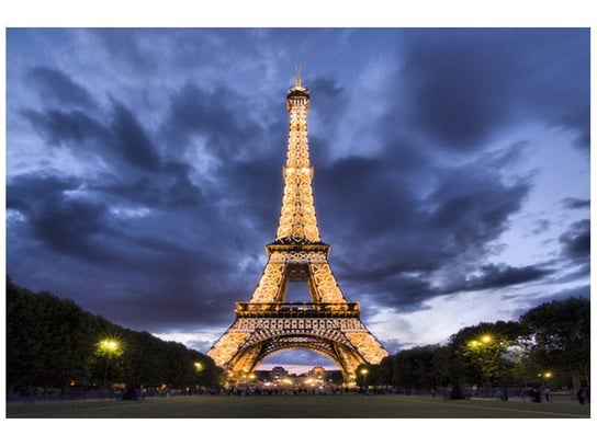 Fototapeta, Błękitne niebo nad Paryżem, 8 elementów, 400x268 cm Oobrazy