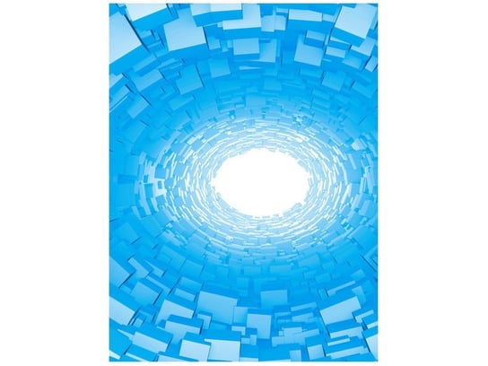 Fototapeta Błękitny tunel, 2 elementy, 150x200 cm Oobrazy