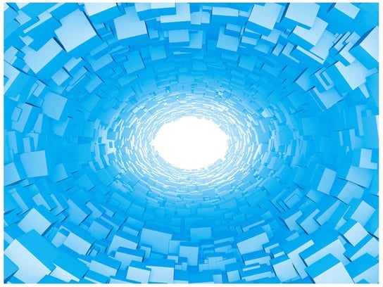 Fototapeta Błękitny tunel, 2 elementy, 200x150 cm Oobrazy