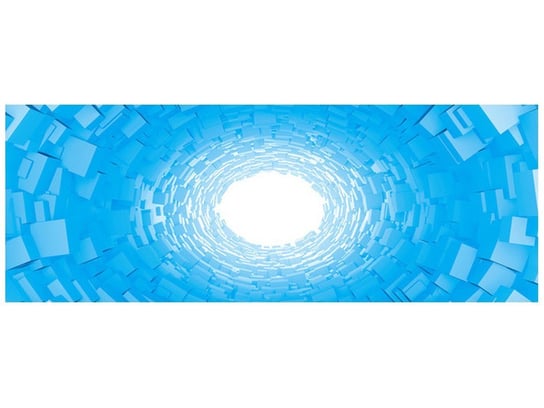 Fototapeta Błękitny tunel, 2 elementy, 268x100 cm Oobrazy