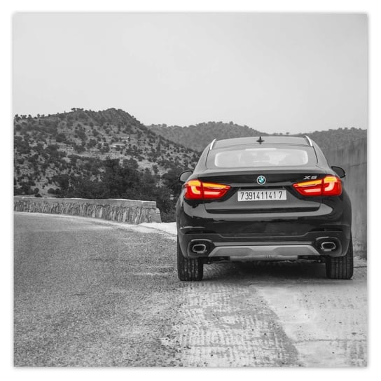 Fototapeta BMW czarne X6, 312x312cm ZeSmakiem