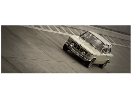 Fototapeta BMW na torze, 2 elementy, 268x100 cm Oobrazy