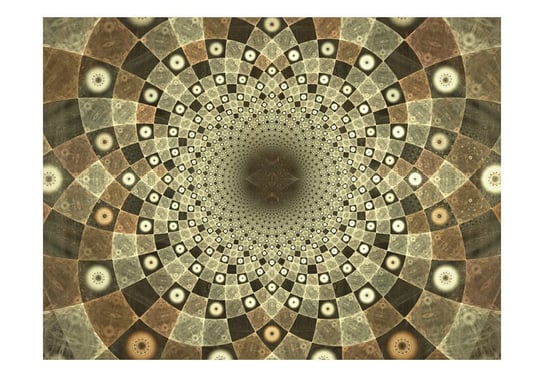 Fototapeta, Brown mosaic, 350X270 DecoNest
