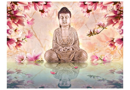 Fototapeta, Budda i magnolia, 200X154 DecoNest