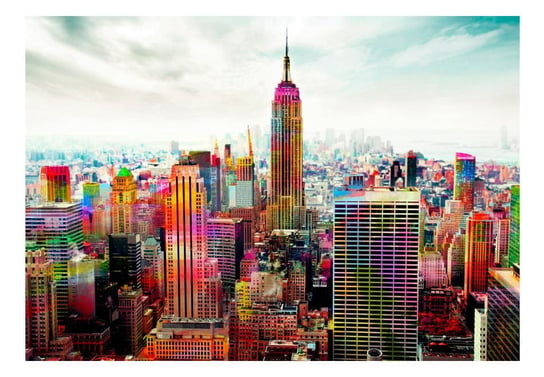Fototapeta, Colors of New York City, 100x70 cm DecoNest