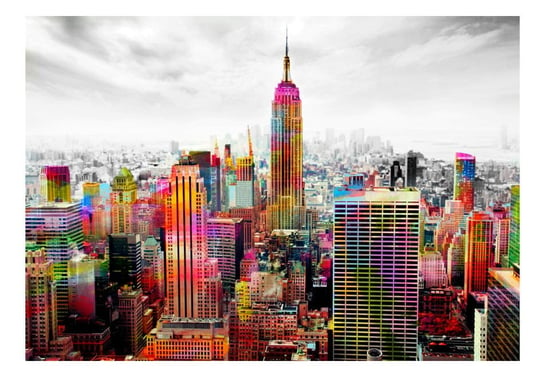 Fototapeta, Colors of New York City II, 100x70 cm DecoNest