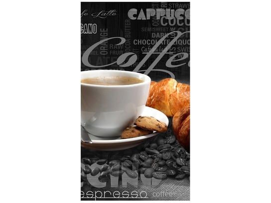 Fototapeta Czarna kawa, 2 elementy, 110x200 cm Oobrazy