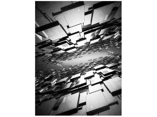 Fototapeta Czarno-biała otchłań, 2 elementy, 150x200 cm Oobrazy