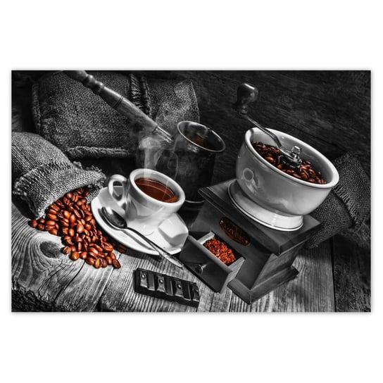 Fototapeta Czarnobiałe zdjęcie kawy, 104x70cm ZeSmakiem