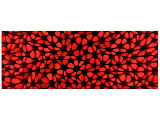 Fototapeta, Czerwone plamy, 2 elementy, 268x100 cm Oobrazy