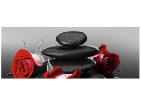 Fototapeta Czerwone róże, 2 elementy, 268x100 cm Oobrazy