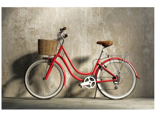 Fototapeta, Czerwony rower, 8 elementów, 400x268 cm Oobrazy