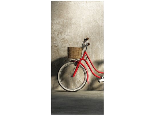Fototapeta Czerwony rower, 95x205 cm Oobrazy