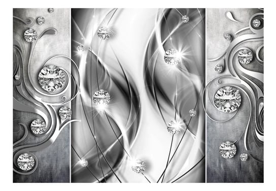Fototapeta, Diamenty w srebrze, 150x105 cm DecoNest