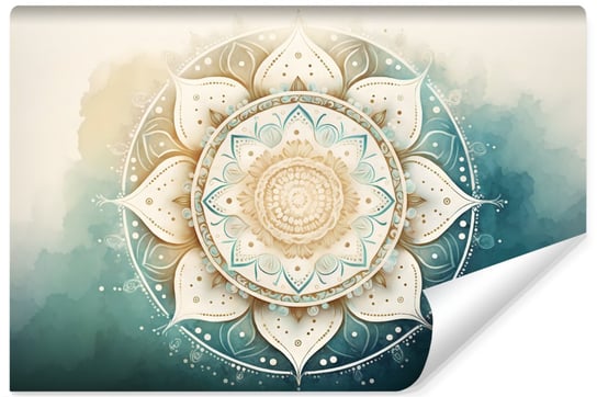 Fototapeta Do Sypialni MANDALA Akwarele Ornamenty Abstrakcja Styl Boho 135cm x 90cm Muralo