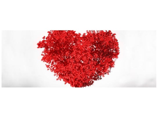 Fototapeta Drzewo miłości red, 2 elementy, 268x100 cm Oobrazy