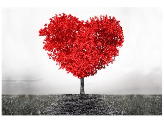 Fototapeta Drzewo miłości red, 8 elementów, 368x248 cm Oobrazy
