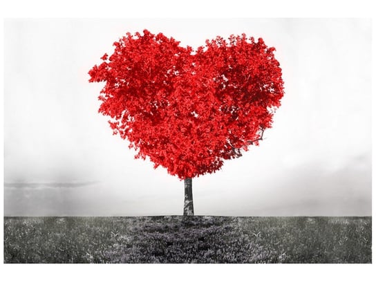 Fototapeta Drzewo miłości red, 8 elementów, 400x268 cm Oobrazy