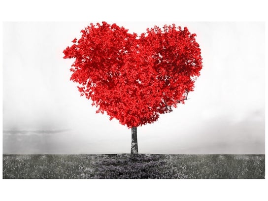 Fototapeta Drzewo miłości red, 8 elementów, 412x248 cm Oobrazy