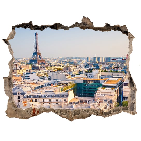 Fototapeta dziura na ścianę 3d Naklejka Paryż, Tulup Tulup