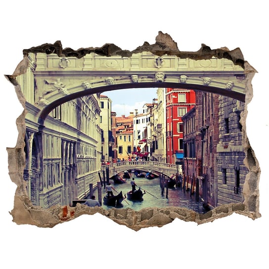 Fototapeta dziura na ścianę 3d Wenecja Włochy, Tulup Tulup