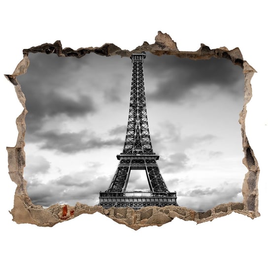 Fototapeta dziura na ścianę 3d Wieża Eiffla Paryż, Tulup Tulup