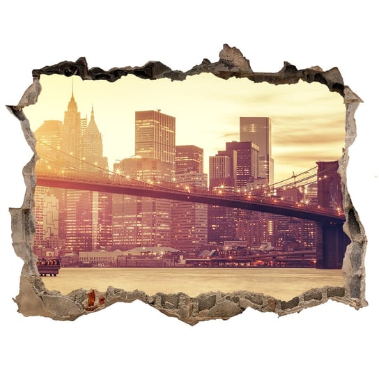 Fototapeta dziura na ścianę Manhattan Nowy Jork, Tulup Tulup