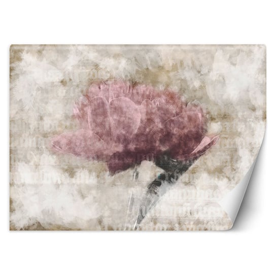 Fototapeta FEEBY Abstrakcyjne kwiaty w pastelach, różowa, 100x70 cm Feeby