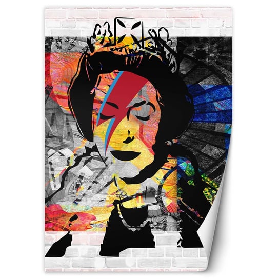 Fototapeta FEEBY, Banksy Królowa Anglii, 100x140 cm Feeby