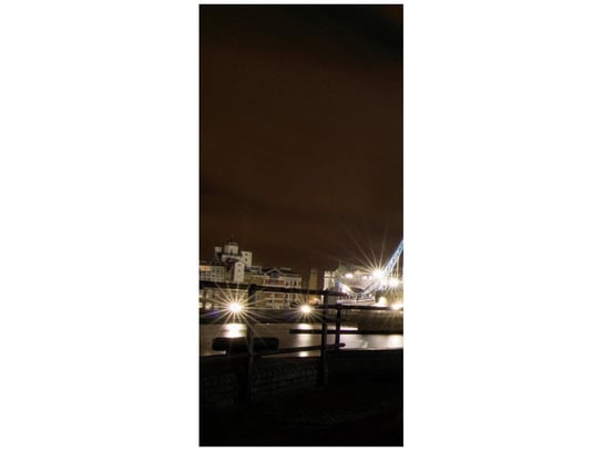 Fototapeta Fontanna przy Tower Bridge, 95x205 cm Oobrazy