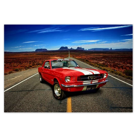 Fototapeta Ford Mustang Autostrada, 152x104cm ZeSmakiem