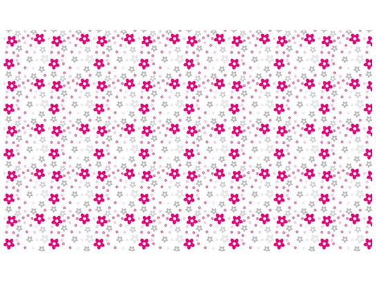 Fototapeta Fuksjowe kwiatki w kwadracie, 8 elementów, 412x248 cm Oobrazy